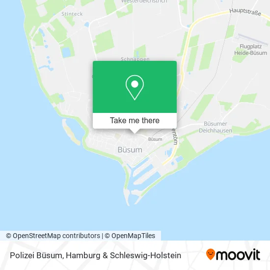 Карта Polizei Büsum