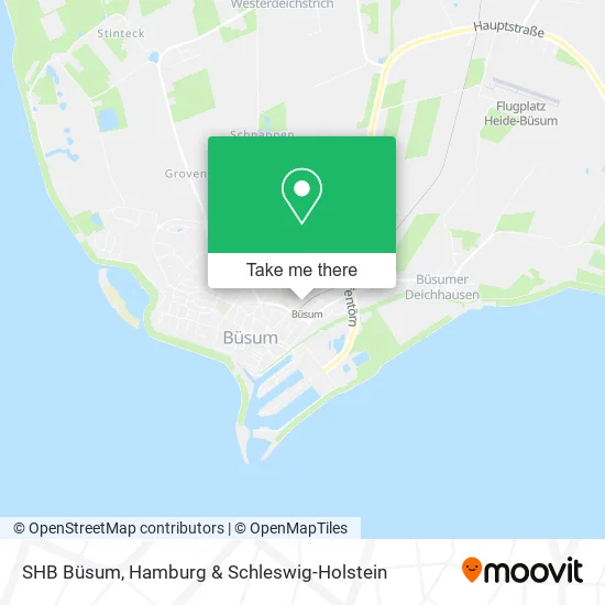 SHB Büsum map