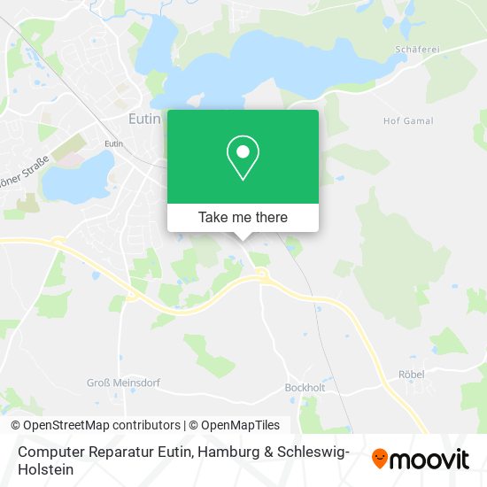 Computer Reparatur Eutin map