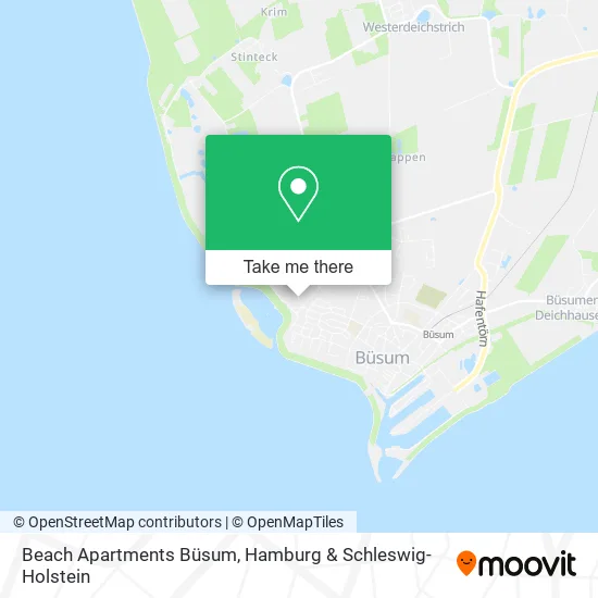 Карта Beach Apartments Büsum