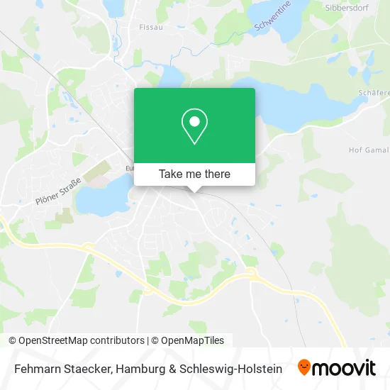 Карта Fehmarn Staecker
