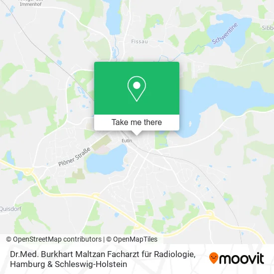 Карта Dr.Med. Burkhart Maltzan Facharzt für Radiologie