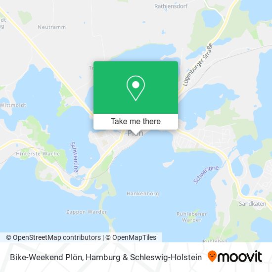 Bike-Weekend Plön map