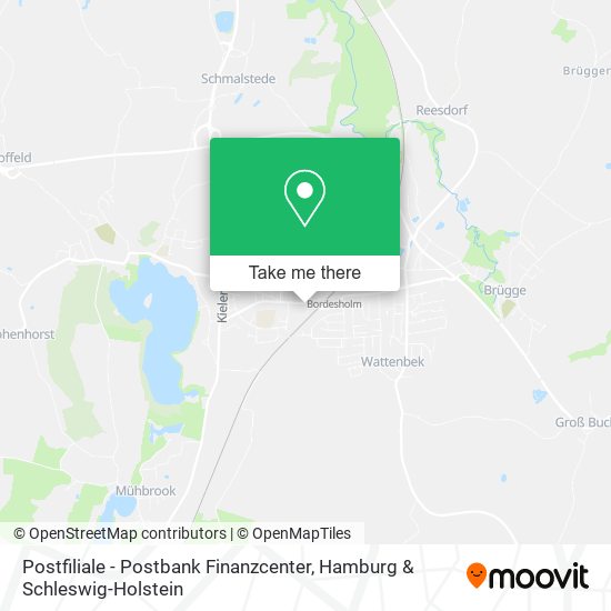 Postfiliale - Postbank Finanzcenter map
