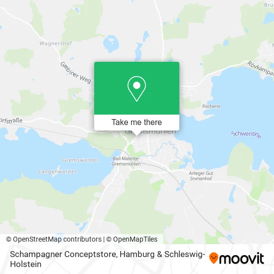 Карта Schampagner Conceptstore