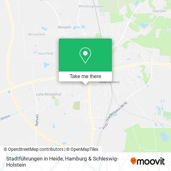 Stadtführungen in Heide map