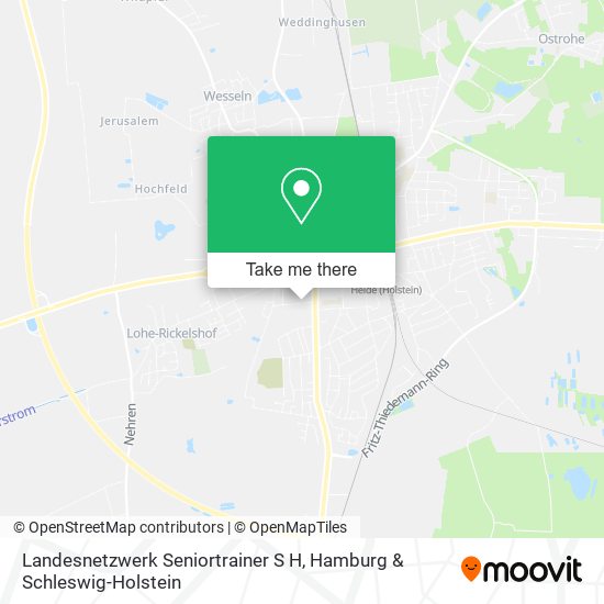 Landesnetzwerk Seniortrainer S H map