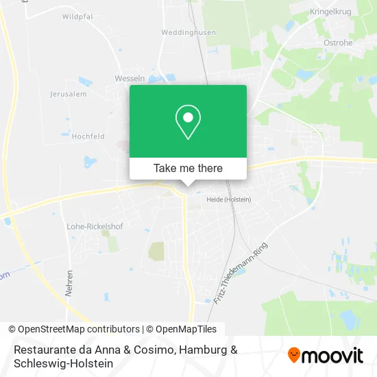 Карта Restaurante da Anna & Cosimo