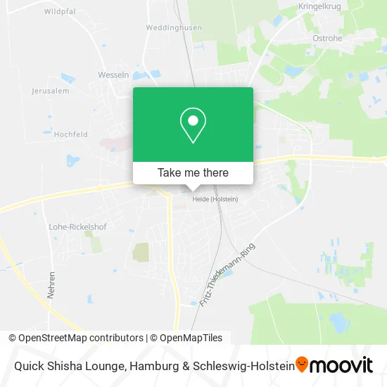 Карта Quick Shisha Lounge