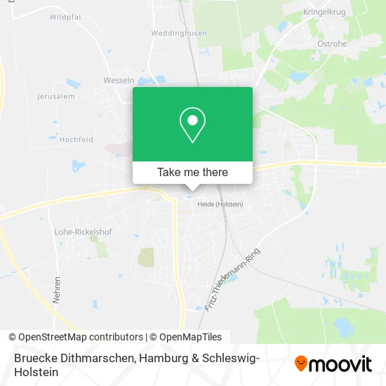 Карта Bruecke Dithmarschen