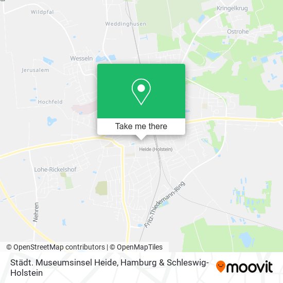 Städt. Museumsinsel Heide map