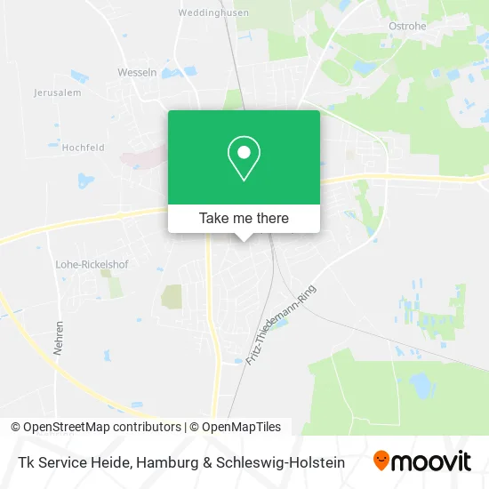 Карта Tk Service Heide