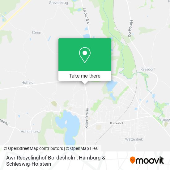 Awr Recyclinghof Bordesholm map