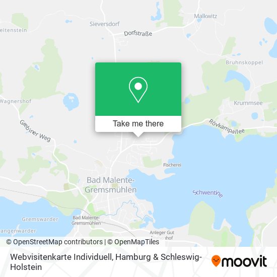 Webvisitenkarte Individuell map