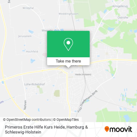 Primeros Erste Hilfe Kurs Heide map