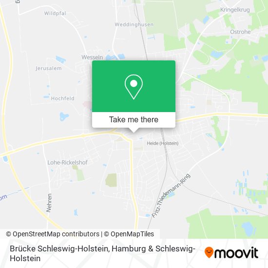 Brücke Schleswig-Holstein map