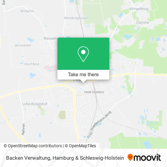 Карта Backen Verwaltung