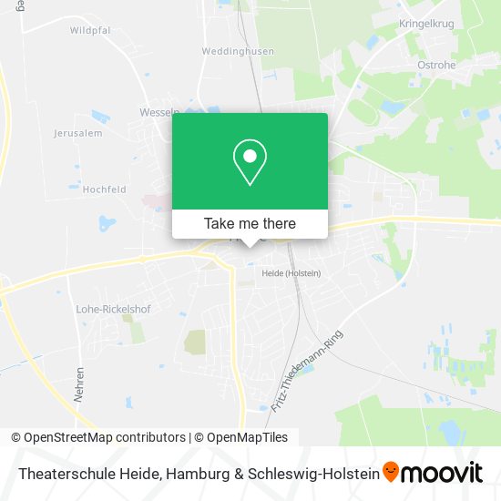 Theaterschule Heide map