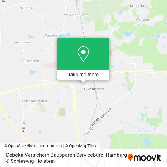 Debeka Versichern Bausparen Servicebüro map