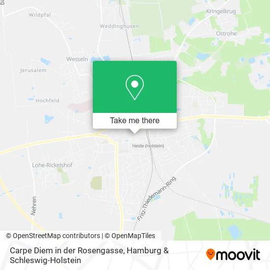 Карта Carpe Diem in der Rosengasse