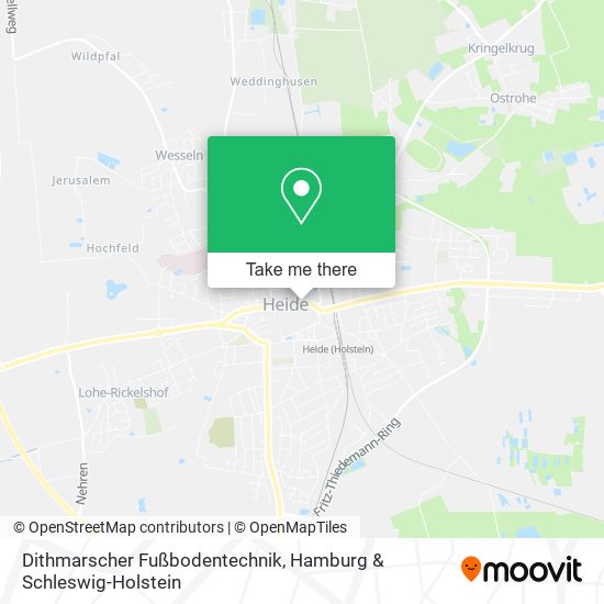 Dithmarscher Fußbodentechnik map