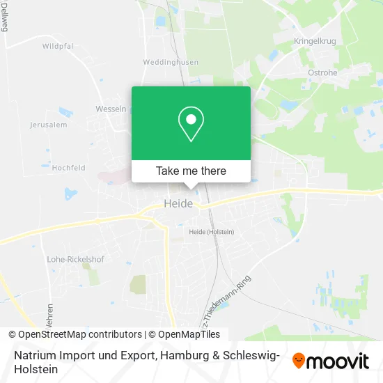 Карта Natrium Import und Export