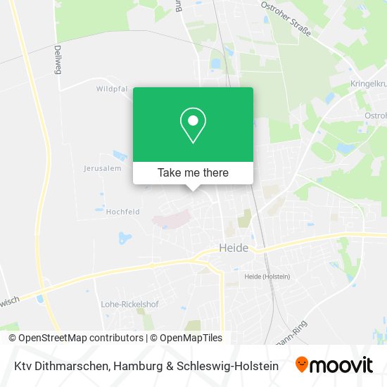 Ktv Dithmarschen map