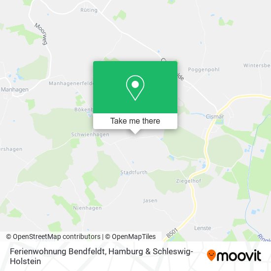 Ferienwohnung Bendfeldt map