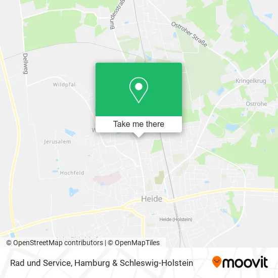 Карта Rad und Service