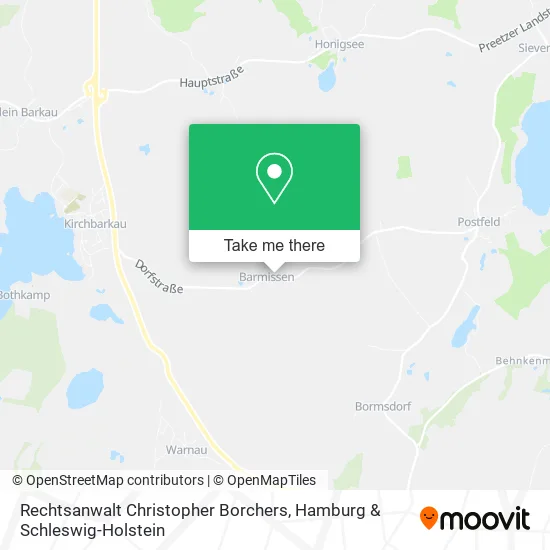 Карта Rechtsanwalt Christopher Borchers