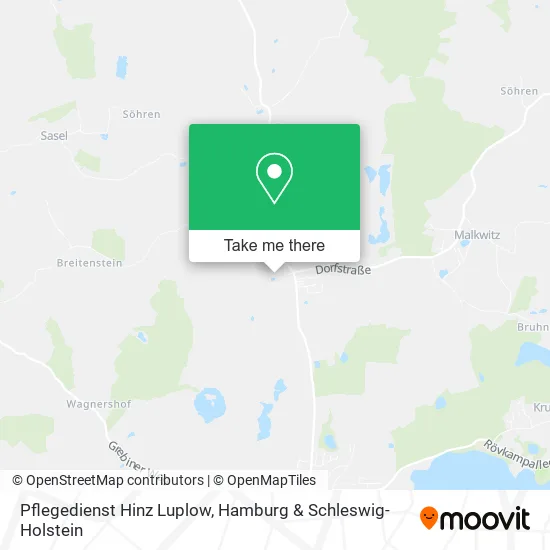 Карта Pflegedienst Hinz Luplow