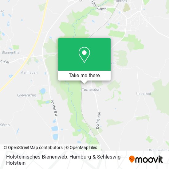 Holsteinisches Bienenweb map