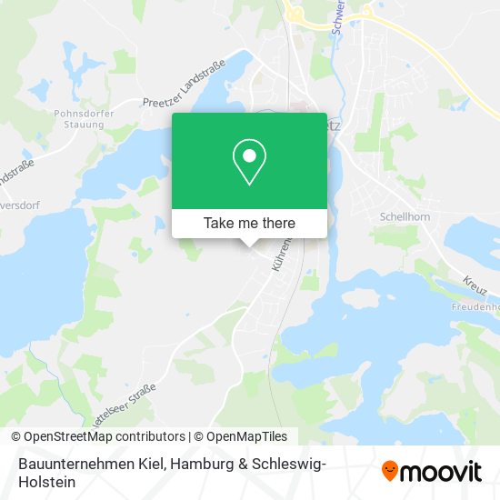 Bauunternehmen Kiel map