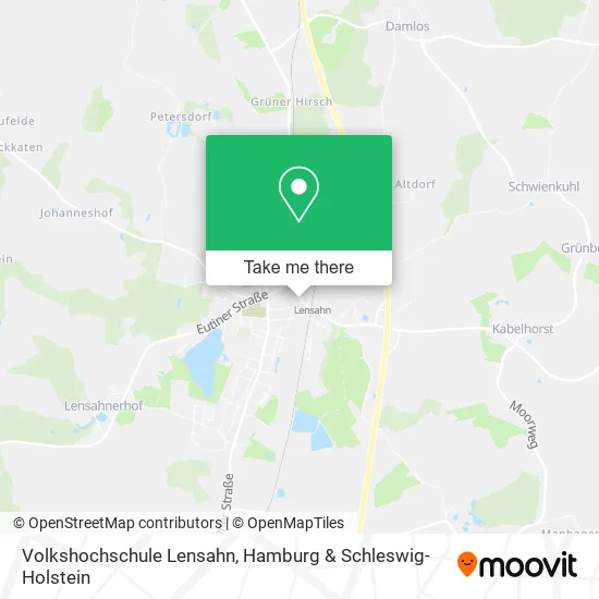 Карта Volkshochschule Lensahn