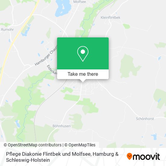 Pflege Diakonie Flintbek und Molfsee map