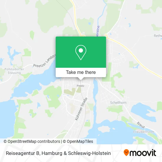 Карта Reiseagentur B