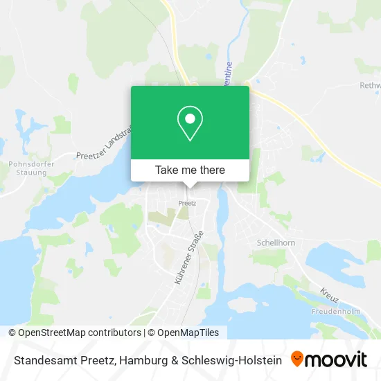 Карта Standesamt Preetz