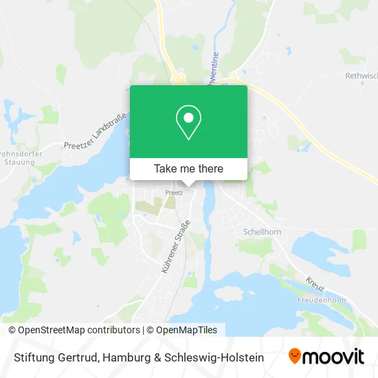 Stiftung Gertrud map