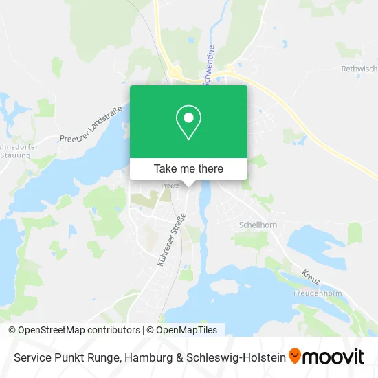 Карта Service Punkt Runge