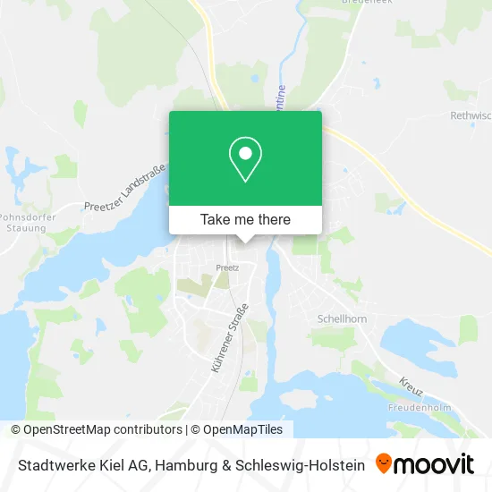 Карта Stadtwerke Kiel AG