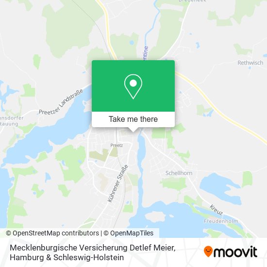 Mecklenburgische Versicherung Detlef Meier map