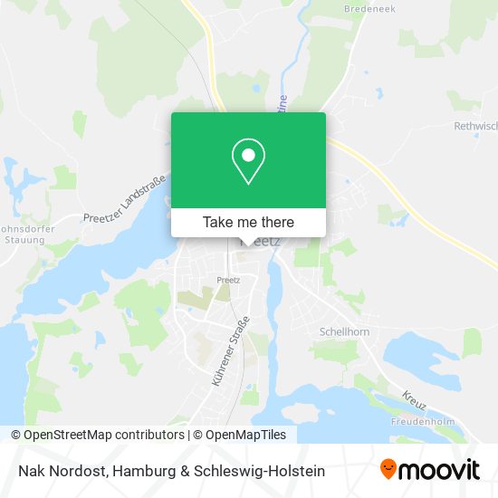 Nak Nordost map