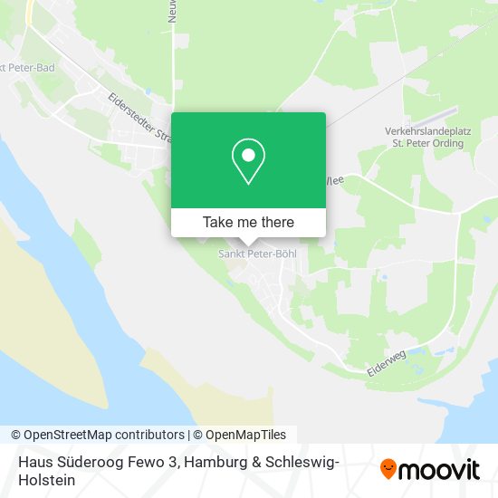 Haus Süderoog Fewo 3 map