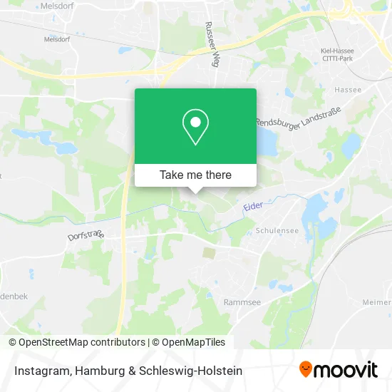 Карта Instagram