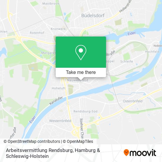 Arbeitsvermittlung Rendsburg map