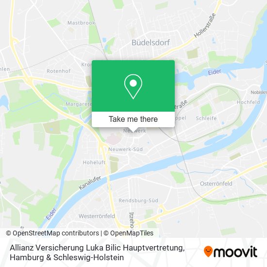 Allianz Versicherung Luka Bilic Hauptvertretung map