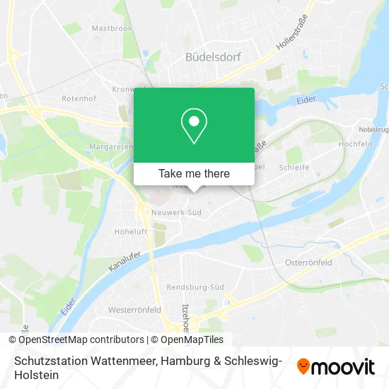 Карта Schutzstation Wattenmeer