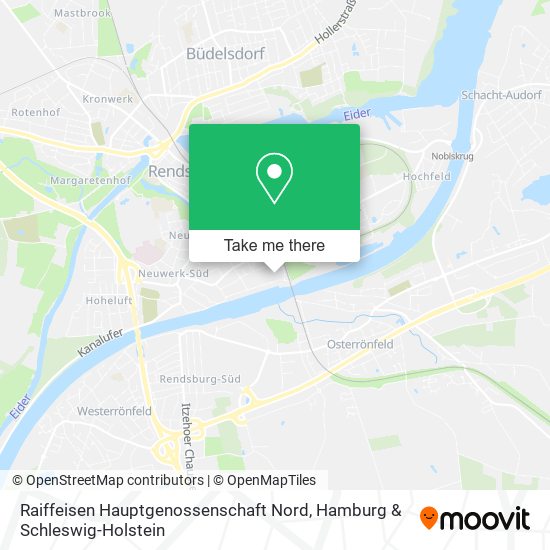 Raiffeisen Hauptgenossenschaft Nord map
