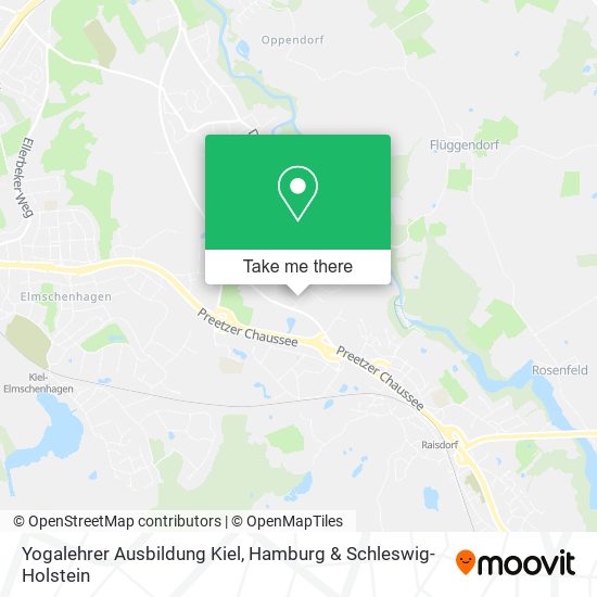 Карта Yogalehrer Ausbildung Kiel