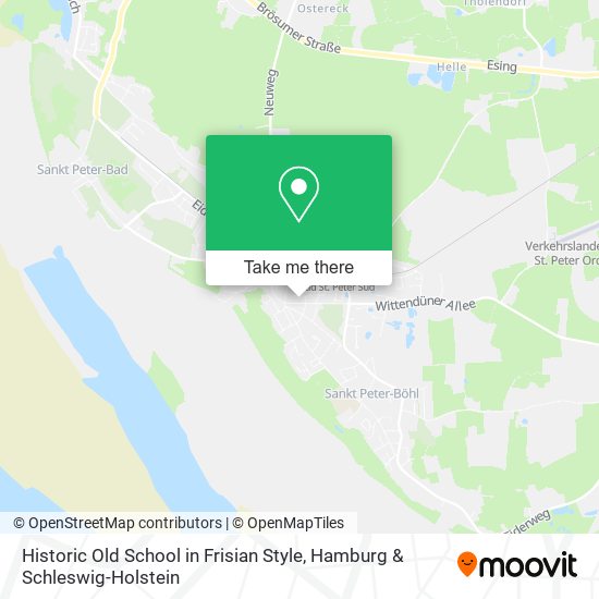 Historic Old School in Frisian Style map